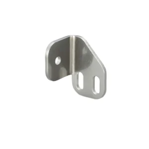 Type L Bracket, Left Mount, for Optical Fibre Sensors, M3, 24mm Long x 16mm Wide, Thickness 1.5mm, 304 Stainless Steel, FS03LH010-S