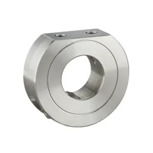 D-Cut Shaft Collar, Wedge-lok With Threaded Holes, ID 10mm x OD 35mm, 15mm Long, 304 Stainless Steel, SCK1015STN