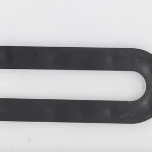 Plastic (Black) 10 Series Horseshoe Shim 1/2" Solid Thick, 1.5" Wide x 2" Long, Pack of 300, 6030