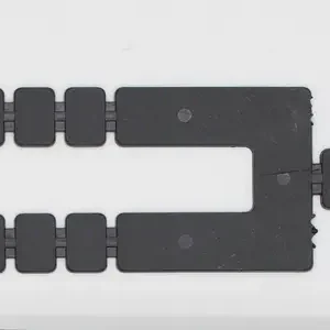 Plastic (Black) Stack Shim 1" Thick, 1-15/16" Wide x 3.5" Long, Pack of 1008, 6168