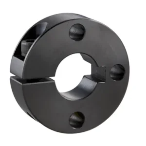 Shaft Collar with Keyway and 3 Lateral Holes, ID 15mm x OD 45mm, 15mm Long, Carbon Steel S45C (Black Oxide), SCS1515CKP3