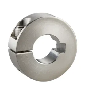 Slit Shaft Collar with Keyway, ID 35mm x OD 60mm, 15mm Long, 304 Stainless Steel, SCS3515SK