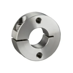 Slit Shaft Collar with 2 Threaded Holes, ID 40mm x OD 70mm, 18mm Long, 304 Stainless Steel, SCS4018SN2
