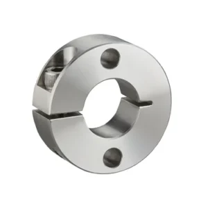 Slit Shaft Collar with 2 Holes, ID 6mm x OD 20mm, 8mm Long, 304 Stainless Steel, SCS0608SP2