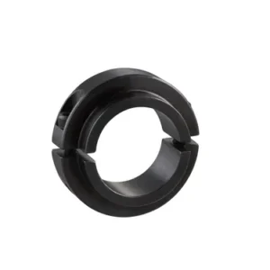 Split Shaft Collar for Bearings, ID 8mm x OD 20mm, 12mm Long, Carbon Steel S45C (Black Oxide), SCSS0812CLB1