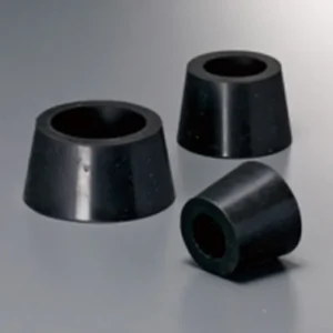 Big Hollow Conical Plugs (EPDM), รd23mm to รD27mm, 25.4mm Long, EPDM (Black), Pack of 10, HBBE270-P