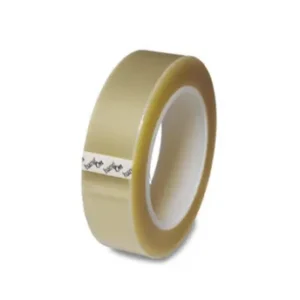Transparent Polyester Tape, 10mm Wide x 66M Long, Polyester (Cream), HRCP10