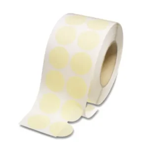 Round Masking Stickers, Diameter 18mm, Crepe Paper, Pack of 10, HSEC18-P