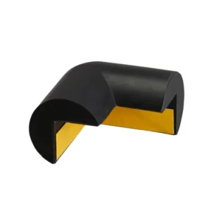 Two-way Rounded Protective Corner Bracket (For BP1 and BP16), 25mm x 40mm Wide, 65mm Long, Black, BP10