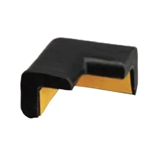 Two-way Flat Protective Corner Bracket (For BP2), 16mm x 25mm Wide, 45mm Long, Black, BP12