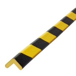 Flat Protective Foam For Corners, 26mm Wide x 1 Metre Long, Yellow and Black, BP2-L1