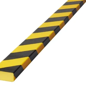 Flat Protective Foam (Wider Version) For Flat Surfaces, 50mm Wide x 20mm Thick, 1 Metre Long, Yellow and Black, BP5-L1