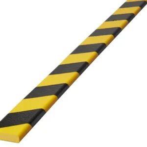 Flat Protective Foam For Flat Surfaces, 40mm Wide x 11mm Thick, 1 Metre Long, Yellow and Black, BP6-L1