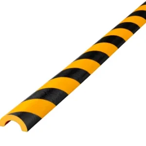 Rounded Protective Foam For Round Bars, ID30mm x 10mm Thick, 1 Metre Long, Yellow and Black, BP9-L1