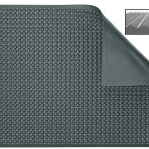 Ergomat Complete Bubble ESD Mat, 120cm Long x 120cm Wide, 1.5cm Thick, Polyurethane (Grey), EFB120120-ESD