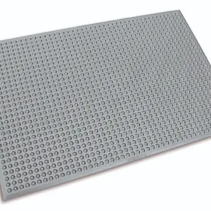 Ergomat Hygiene Food & Medical Mat, 90cm Long x 60cm Wide, 1.1cm Thick, EPDM Rubber (Grey), EH6090-GRA