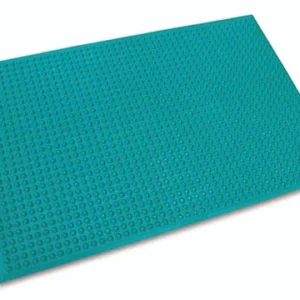 Ergomat Hygiene Food & Medical Mat, 90cm Long x 60cm Wide, 1.1cm Thick, EPDM Rubber (Green), EH6090-GRN