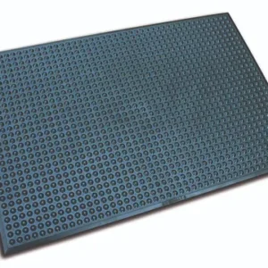 Ergomat Nitril Mat, 120cm Long x 120cm Wide, 1.1cm Thick, Nitrile Rubber (Black), EN120120