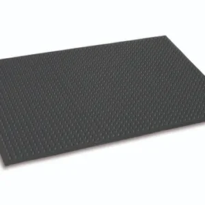 Ergomat Nitro Mat, 120cm Long x 120cm Wide, 1.5cm Thick, Nitrile Rubber (Black), ENT120120