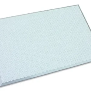 Ergomat Infinity Deluxe Mat, 120cm Long x 120cm Wide, 1.5cm Thick, Polyurethane (Stainless), IND120120-STL