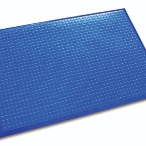 Ergomat Infinity Smooth Mat, 120cm Long x 120cm Wide, 1.1cm Thick, Polyurethane (Blue), INS120120-B