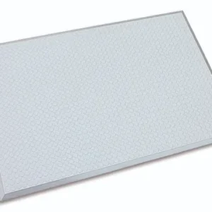 Ergomat Infinity Smooth Mat, 90cm Long x 60cm Wide, 1.1cm Thick, Polyurethane (Silver), INS6090-S