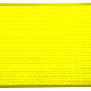 Ergomat Infinity Smooth Mat, 90cm Long x 60cm Wide, 1.1cm Thick, Polyurethane (Yellow), INS6090-Y