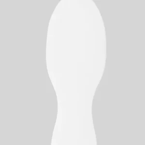 Floor Marking Tape, Foot-Shaped, 210mm Long x 70mm Wide, White, PVC, LPF1