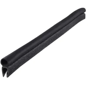 Trim Seal For Plate Thickness 6.4mm, 15M Long, PVC (Black), 4100-B-3X64C
