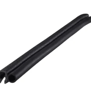 Trim Seal For Plate Thickness 6.4mm, 15M Long, PVC (Black), 4375-B-3X64A