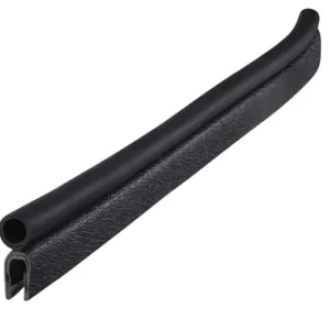 Trim Seal For Plate Thickness 6.4mm, 15M Long, PVC (Black), 4375-B-3X64C