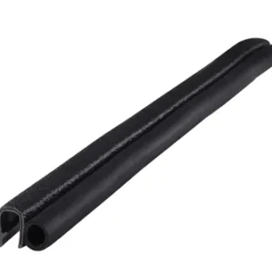 Trim Seal For Plate Thickness 9.5mm, 15M Long, PVC (Black), 4375-B-3X95A