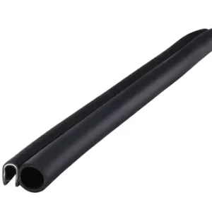 Trim Seal For Plate Thickness 6.4mm, 15M Long, TPE (Black), 6100-B-3X64AT