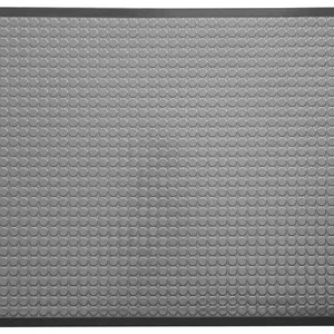 Ergomat Basic Smooth Mat, 120cm Long x 120cm Wide, 1.1cm Thick, Polyurethane (Grey), SB120120