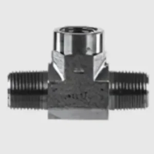 04-04-04 - 1/4" Male (Pipe) x 1/4" Female (Pipe) Branch Tee