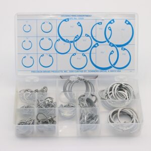 150 Piece Housing Ring Assortment, Steel, 12920