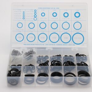 300 Piece O-Ring Assortment, Buna-N, 12930