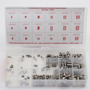 220 Piece Stainless Steel Set Screw Assortment, 13935
