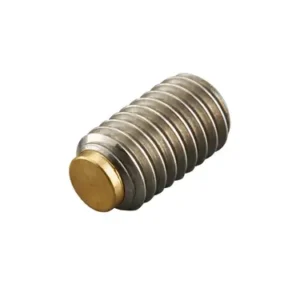 Scratch-proof Set Screw with Brass Pad for Shaft Collars, M10 x 16mm, SUS303, KBS10-16