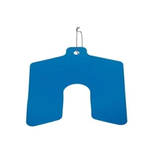 Sof Shoe Slotted Shim .020" Thick, 2" x 2", Pack of 10, Blue, 49105