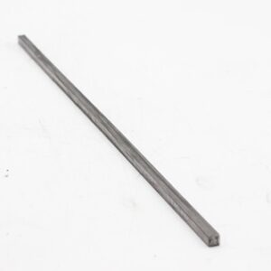 Square Keystock, 1/4" x 1/4", 12" Long, Carbon Steel (Plain), Pack of 1, 54250