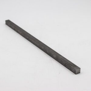 Square Keystock, 7/16" x 7/16", 12" Long, Carbon Steel (Plain), Pack of 1, 54350
