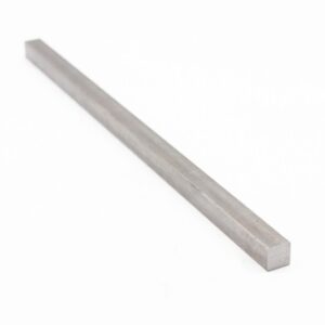 Square Keystock, 1/2" x 1/2", 12" Long, Carbon Steel (Plain), Pack of 1, 54375