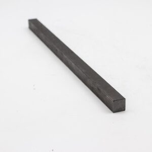 Square Keystock, 9/16" x 9/16", 12" Long, Carbon Steel (Plain), Pack of 1, 54400