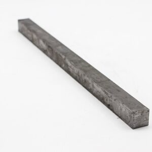Square Keystock, 11/16" x 11/16", 12" Long, Carbon Steel (Plain), Pack of 1, 54430