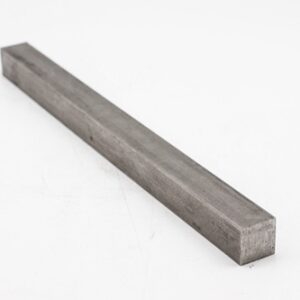 Square Keystock, 7/8" x 7/8", 12" Long, Carbon Steel (Plain), Pack of 1, 54475