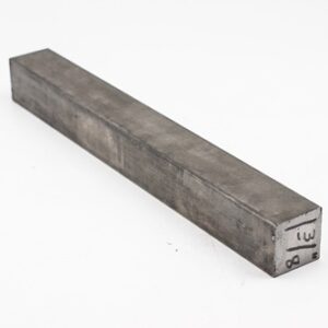 Square Keystock, 1-3/8" x 1-3/8", 12" Long, Carbon Steel (Plain), Pack of 1, 54600