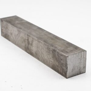 Square Keystock, 2" x 2", 12" Long, Carbon Steel (Plain), Pack of 1, 54675