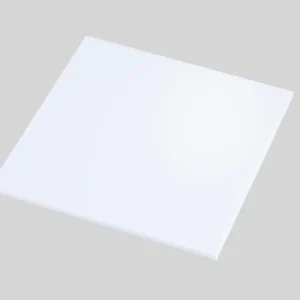 PET Plastic Sheet, 1mm Thick, 500mm x 1000mm Long, White, PEPW-500-1000-1