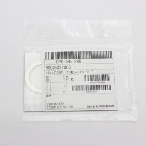 Shim Washer, 0.03mm Thick, ID 25mm x OD 32mm, SUS304 (Pack of 10), RS025032003